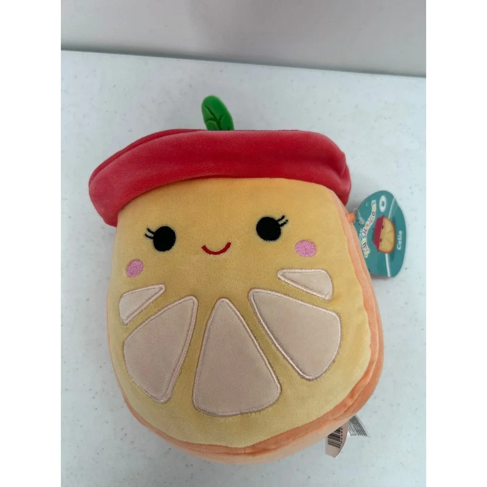Squishmallows Celia the Orange with Bucket Hat Fruit Plush 8 Inch
